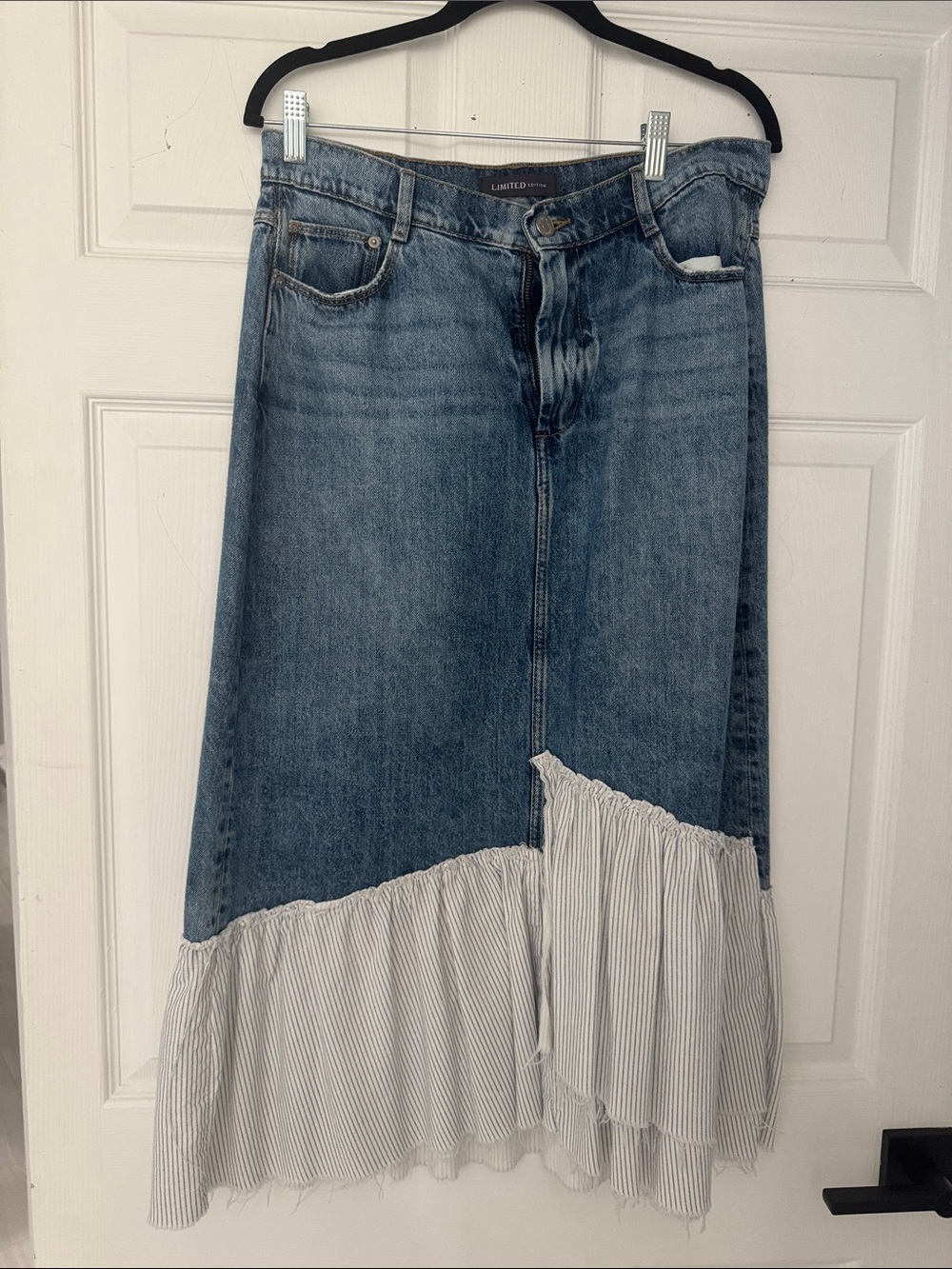 Marks and Spencer Limited edition denim midi skirt